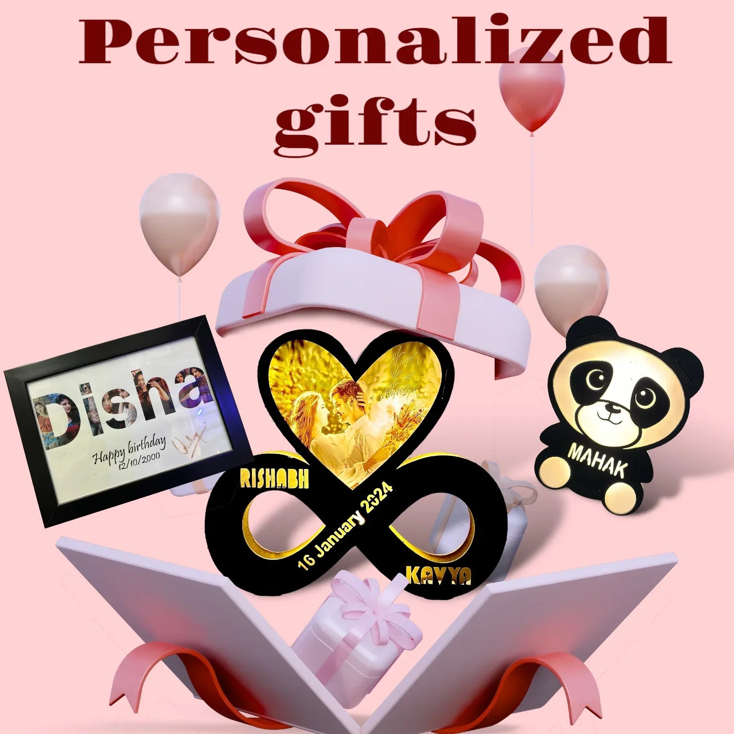 All Personalized Gifts | Custom LED Lamps, Frames, Mugs & More