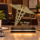 Personalized Doctor Gift LED Lamp | Bulk Corporate Hospital Appreciation Gift