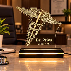 Personalized Doctor Gift LED Lamp | Bulk Corporate Hospital Appreciation Gift