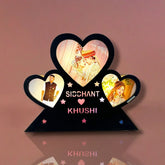Personalized Heart Shape 3D LED Lamp | Romantic Photo Gift for Couples