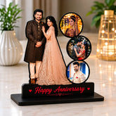 Personalized MDF Cutout Stand Gift for Anniversary