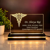Personalized Doctor & Surgeon Gift LED Lamp | Medical Professional Appreciation