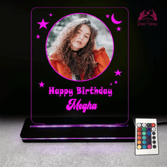 Personalized Kids Birthday LED Lamp | Custom Name & Photo Night Light Gift for Children India