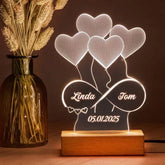 Personalized 3D Acrylic LED Lamp | Multi-Color Remote Control Gift - DOWSE FRAMING