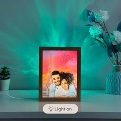 Personalized 3D Magic LED Photo Frame | Night Sketch to Colorful Glow Gift - DOWSE FRAMING