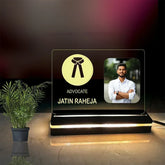 Personalized Advocate & Lawyer Gift LED Lamp | Legal Professional Appreciation