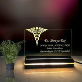 Personalized Doctor & Surgeon Gift LED Lamp | Medical Professional Appreciation