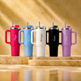 Customized Tumbler Bottle with Straw – Personalized Name & Logo | 1200ml Stainless Steel