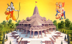 Personalized Ram Mandir Magic LED Frame | Inspirational Message & Divine Photo | Spiritual Retirement Gift