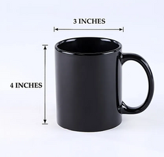 Personalized Photo Coffee  Black Mug DFM04