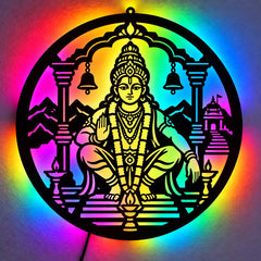 Ayyappa Swami LED Wall Decor