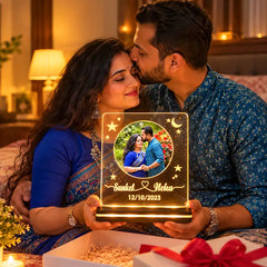 Personalized Acrylic LED Multi-Color Anniversaries Engagements, Weddings, , love, Gift with Remote Control DFL16